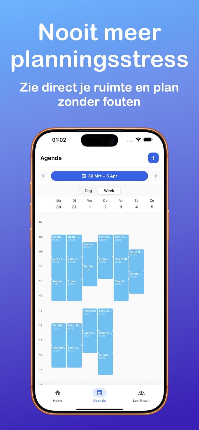 Nooit meer planningsstress